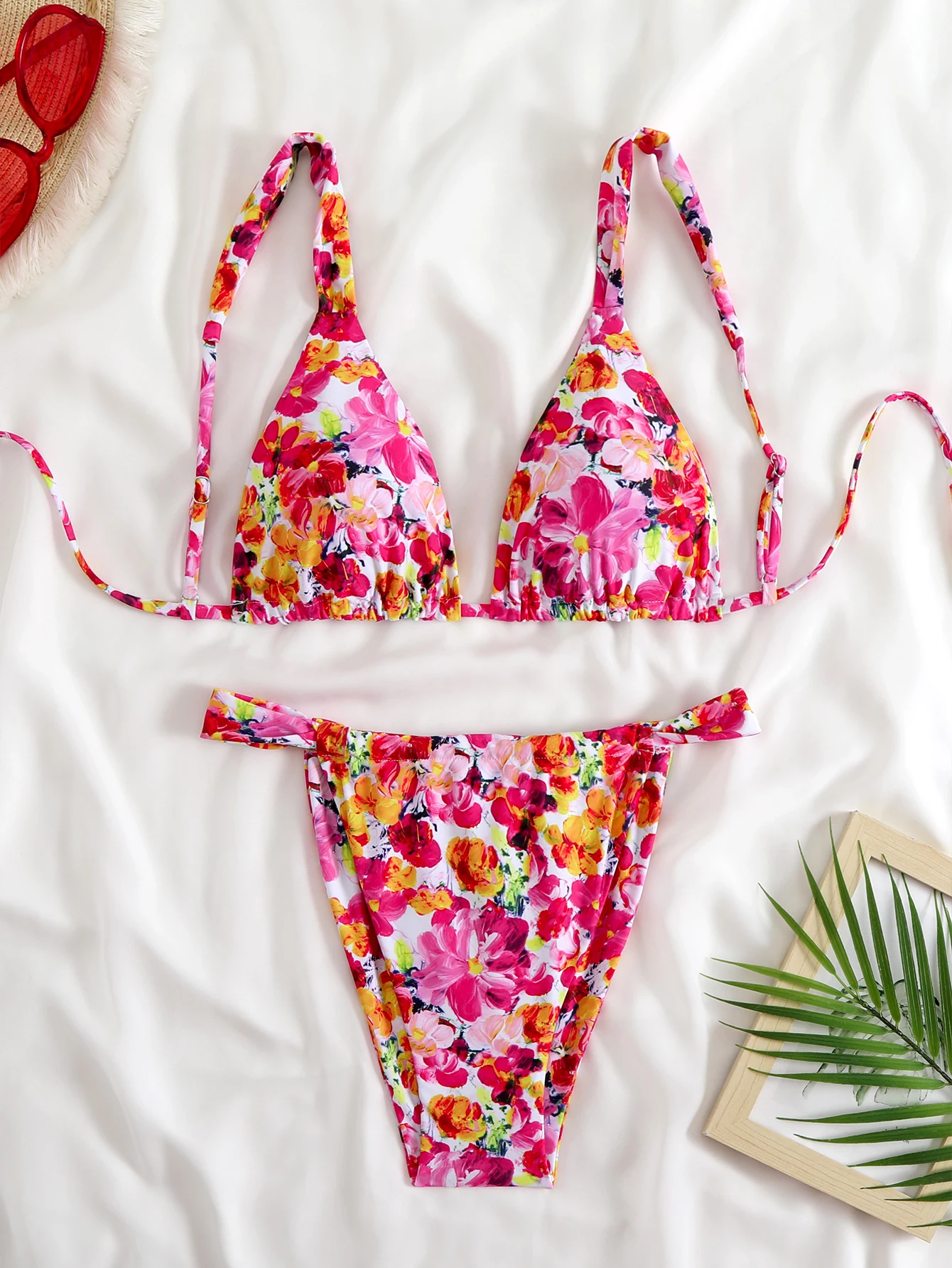 Brazylijskie stringi bikini z paskami, seksowny strój kąpielowy damski z nadrukiem, kostium kąpielowy damski do pływania, strój do kąpieli, strój kąpielowy, 2025