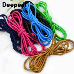 5/10/20M 5mm Round Elastic Rope Colorful Stretch Rubber Band for Hair  Clothes Bags Hat Elastics Cord DIY Sewing Accessories
