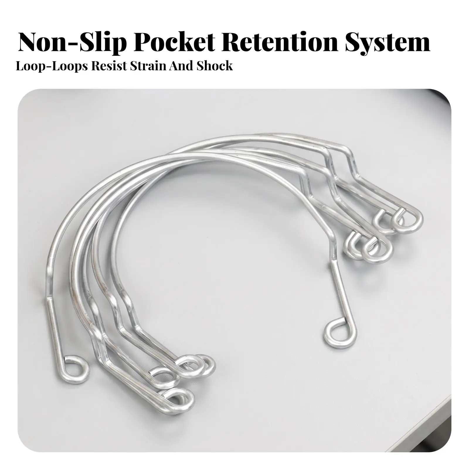 Billiard Pocket Bracket Metal Replacement Parts for Pool Table Corner and Center Net Support Hardware Kit