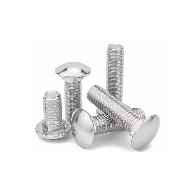 Half Round Head Square Neck Bolt 304 Stainless Steel Small Head Carriage Screw M4 to M10