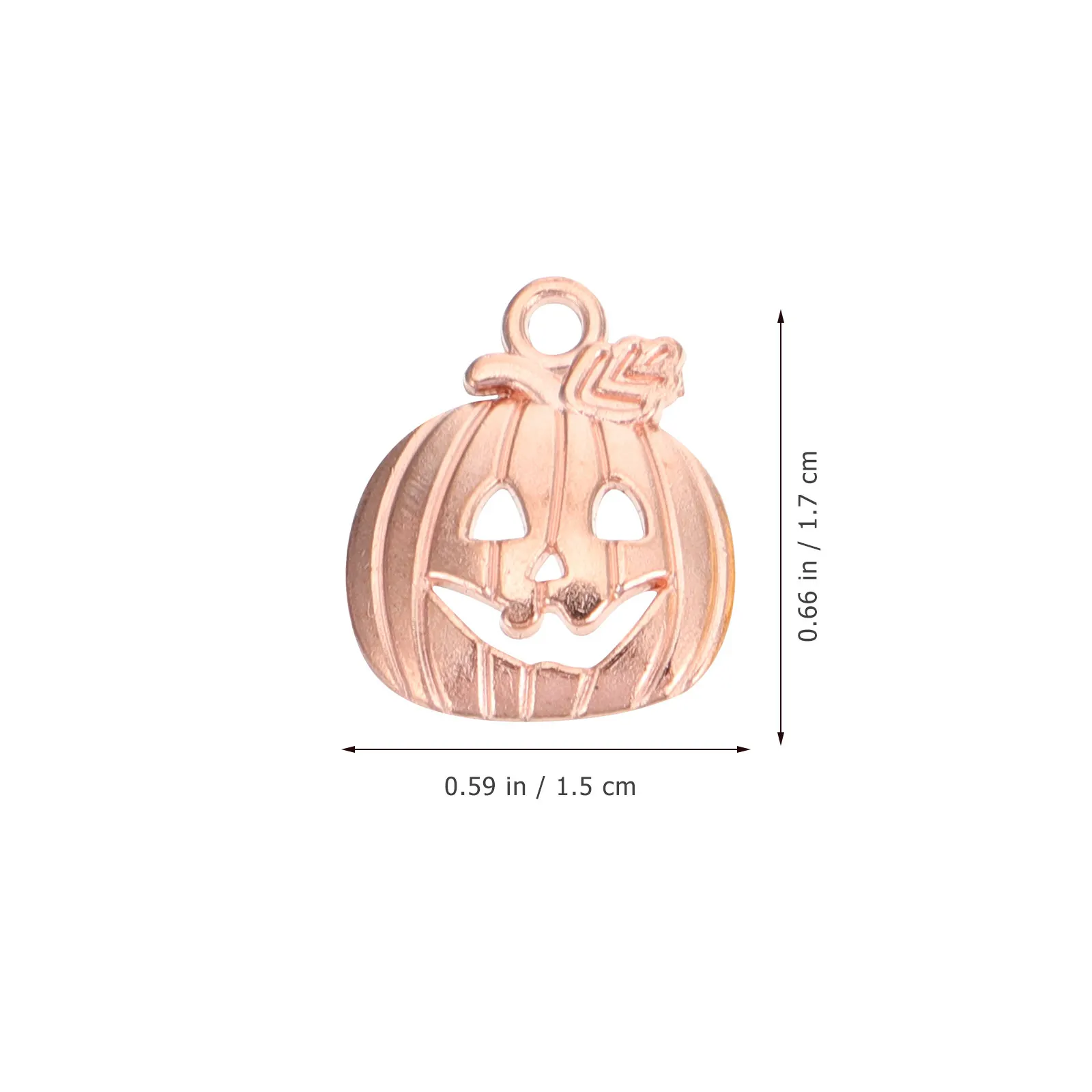 150Pcs Pumpkin Pendant Halloween Alloy Hanging Charms DIY Jewelry Making Accessories Necklace Bracelet Keychain