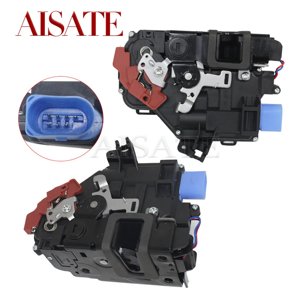 2PCS Rear Front Door Lock Actuator For VW Touareg Jetta Golf MK5 GTI Phaeton Porsche Cayenne 7L0839015D 7L0839016D 3D1837015AB