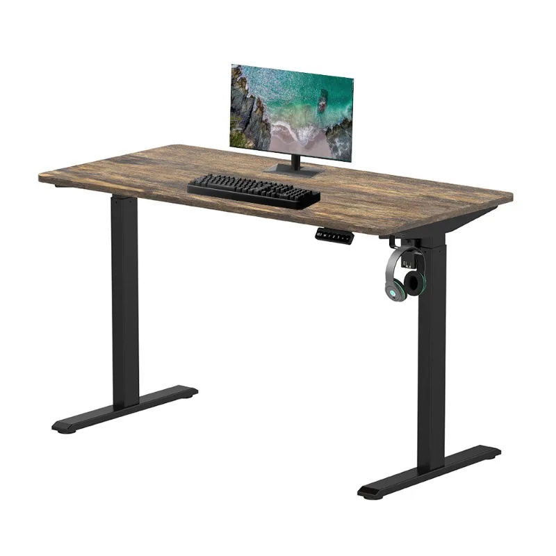 2026 Hot Sales Electric Height Adjustable Office Desk with Single Motor for Home and Office Appliance