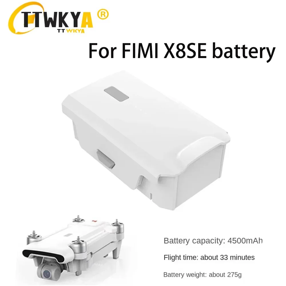 Batería de Vuelo de repuesto para Dron teledirigido FIMI X8 SE 11,4, FIMI X8SE 4500 V2, 2020 V, 2022 mAh, DC02A5,