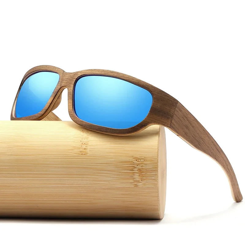 LDMZYJ Wooden Cycling Polarized Sunglasses Men Women Mountain Bike Road Eyewear New Bicycle Riding Outdoor Sports Hiking Goggles