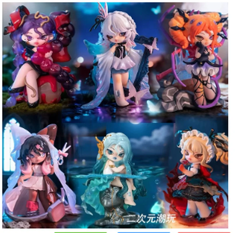 

In Stock Genuine NONO SOVA Misty Town Nursery Rhyme Series Blind Box Cute Art Toy Figure Decoration Doll Gift For Anime Fans