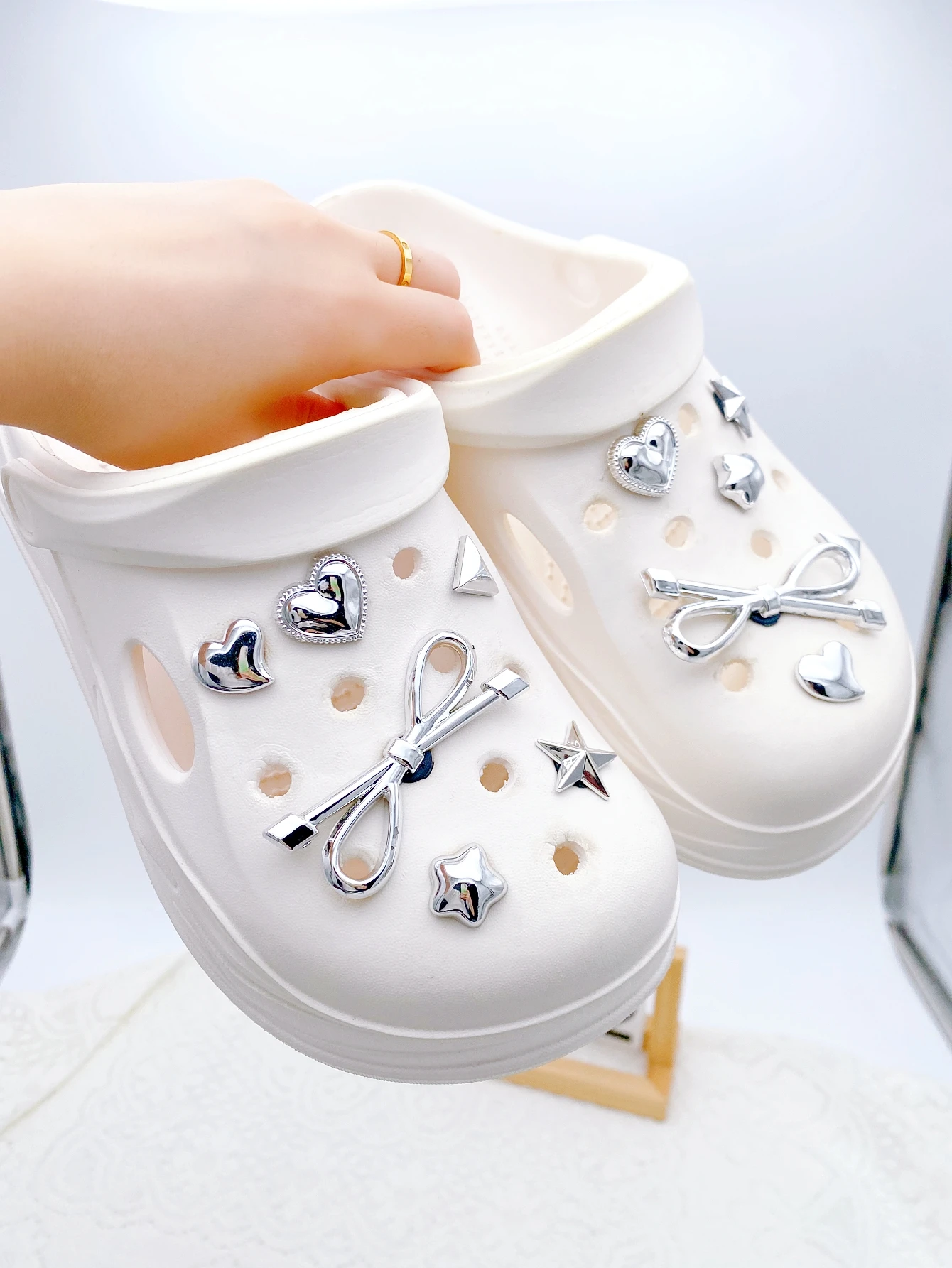 12-piece shoe decoration DIY casual shoe decoration - An interesting and versatile way to personalize your footwear