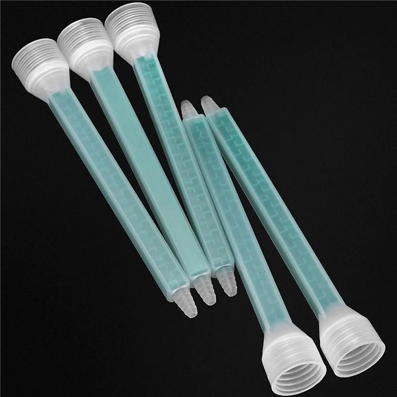 A03F-24 فوهة خلط الإيبوكسي، طرف فوهة خلط ثابت لخراطيش اللاصقة 40 قطعة