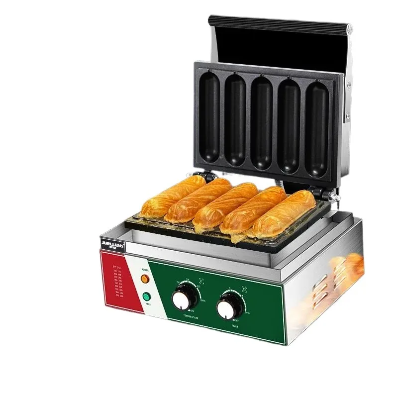 Commercial Crispy Hot Dog Stick Machine – Hot Dog Sausage Roaster, Cream Crispy Stick & Milk Stick Maker for Snacks