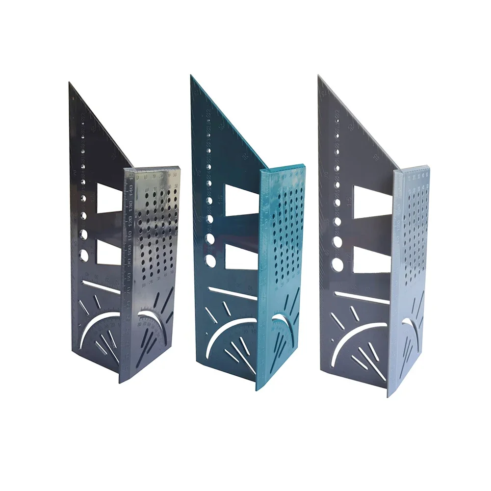 

1 Pc Woodworking 3D Mitre Angle Measuring Square Size Measure Tool With Gauge Ruler Tools Metric Gauge Measuring Gauge