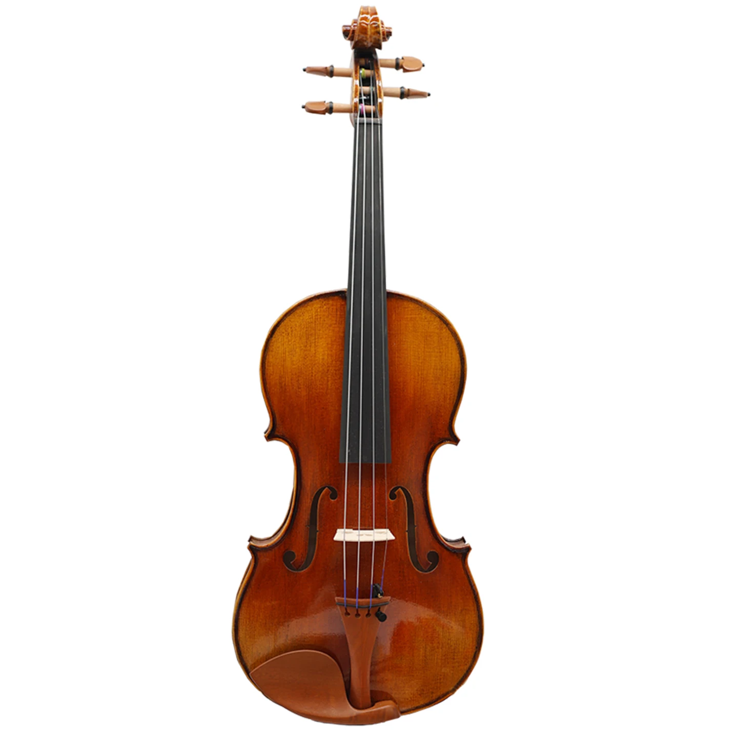 CHENTUO CT4.1 Student Handmade Solid Wood Maple Back/Side Natural Spruce Top Ebony Fingerboard Metal Bow Violin Made In China