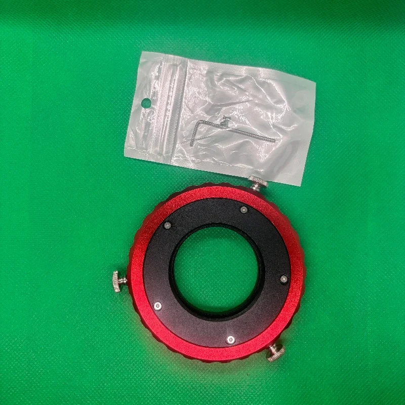 1 Set Regolatore fotocamera CAA Rotatore da 360 gradi M42 M48 M54 3 in 1 Microscopio Telescopio Fotografia Regolatore angolare in alluminio