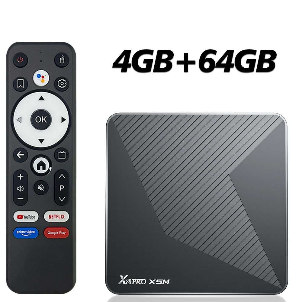 X88 PRO X5M Android 14 Smart TV BOX Amlogic S905X5M 4GB 64GB 8K HD