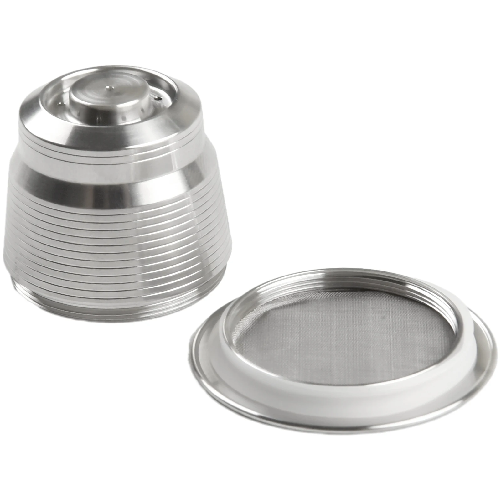 

Steel Filter Mesh Coffee Capsule Hot Sale Non-Alcoholic Drinks 04 Stainless Steel 3.7*2.7cm Mesh Silver New Practical