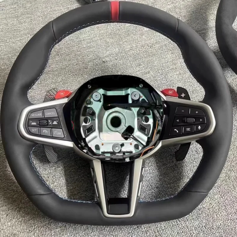 Customized Genuine Leather Car Steering Wheel G20 G30 G80 G42 G20 F90 G11 G07 G82 G12 Steering Wheel For BMW G15