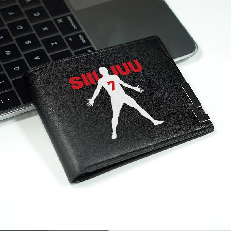 SILUJUU 7. СИЛУЭТНЫЙ ДИЗАЙН. МУЖСКИЙ КОМПАКТНЫЙ КОШЕЛЕК из искусственной кожи. ЛЕГКИЙ ВЫПУСКНЫЙ БИЗНЕС-СТИЛЬ МИНИМАЛИЧЕСКИЙ МОДНЫЙ АКСЕССУАРЫ.