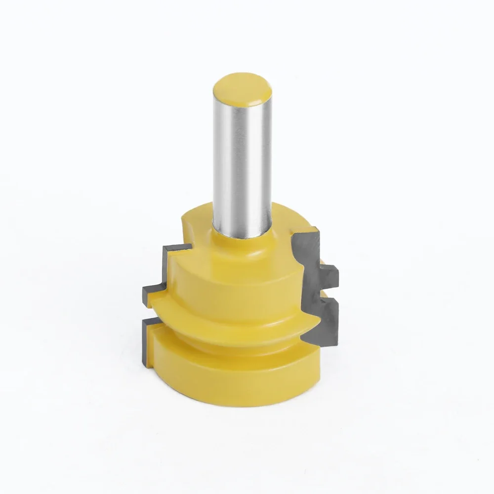 AURWOF 12mm 12.7mm Shank 1/2 Inch Glue Joint Router Bit Tenon Milling Cutter For Wood Reversible Woodworking Chisel MC03119
