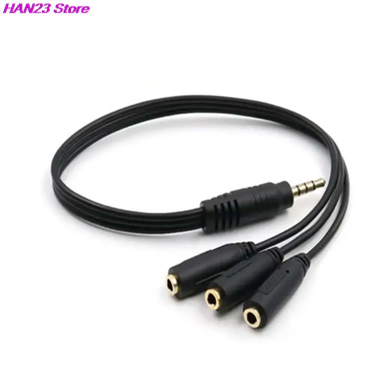 3.5mm 3 Way Port Aux Multi Headphone Earphone Audio Splitter Adapter 3.5mm Jack HUB Splitter Audio Cable 1 Male to 3 Female