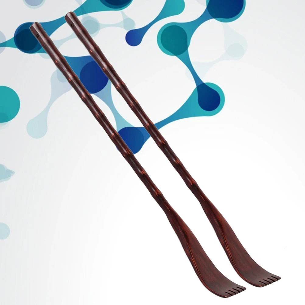 

2pcs Wooden Back Scratcher Claw Scratcher Body Massage Tool Durable Smooth Comfortable For Elderly Stress Relief