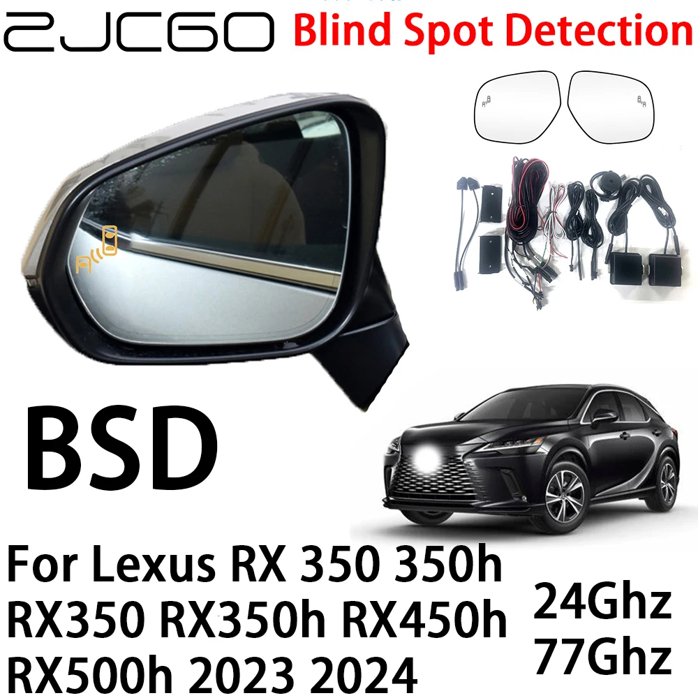 ZJCGO BSD Radar Warning System Blind Spot Detection Safety Driving Alert for Lexus RX 350 350h RX350 RX350h RX450h RX500h 2023
