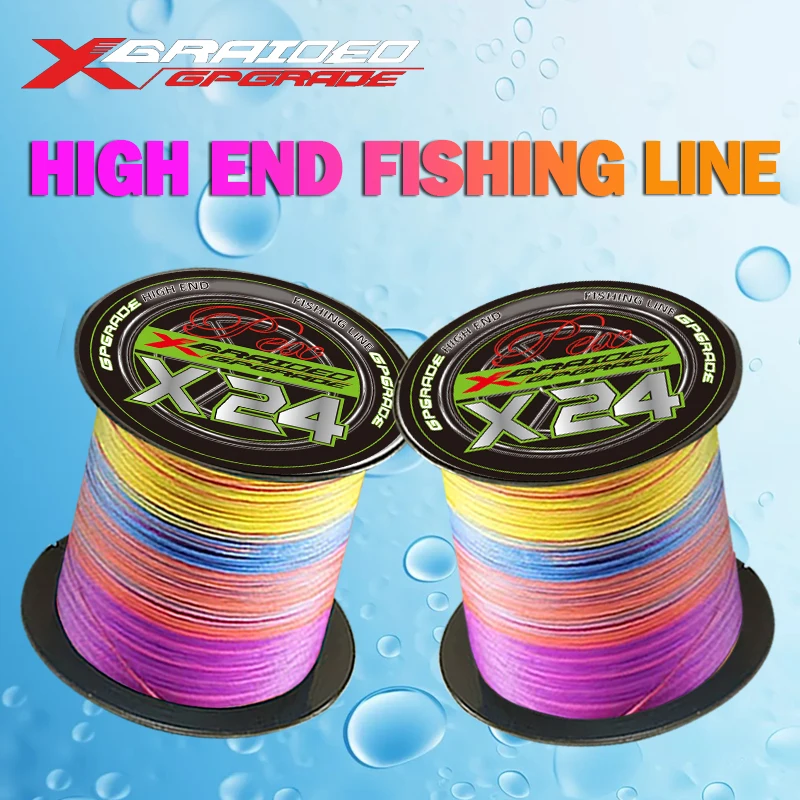 

NEW YGKX24 Strands Braided Fishing Line300/500/1000M 21-124LB PE Wire Multifilament Super Strong Fishing Line Japan Multicolor