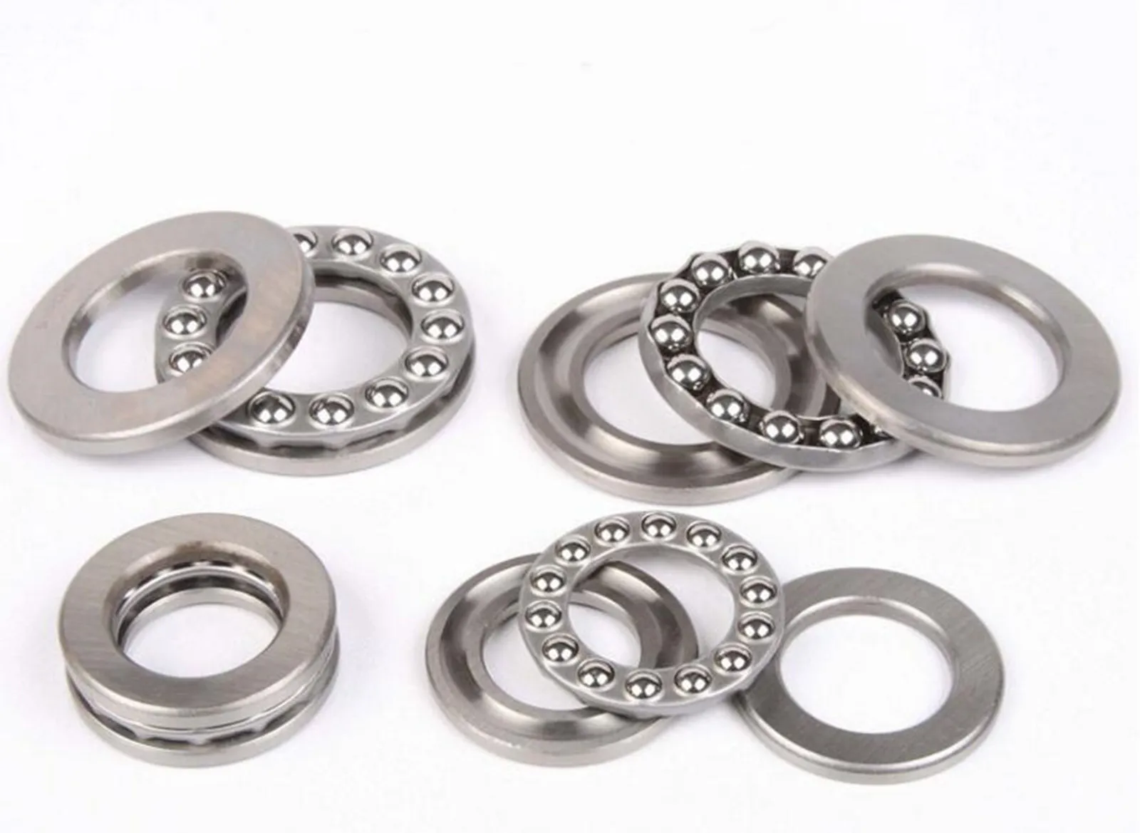 1PC 51100 51101 51102 51103 51104 51105 51106 3-in-1 Surface Bearing Axial Ball Bearing Thrust Bearing Roller Bearing