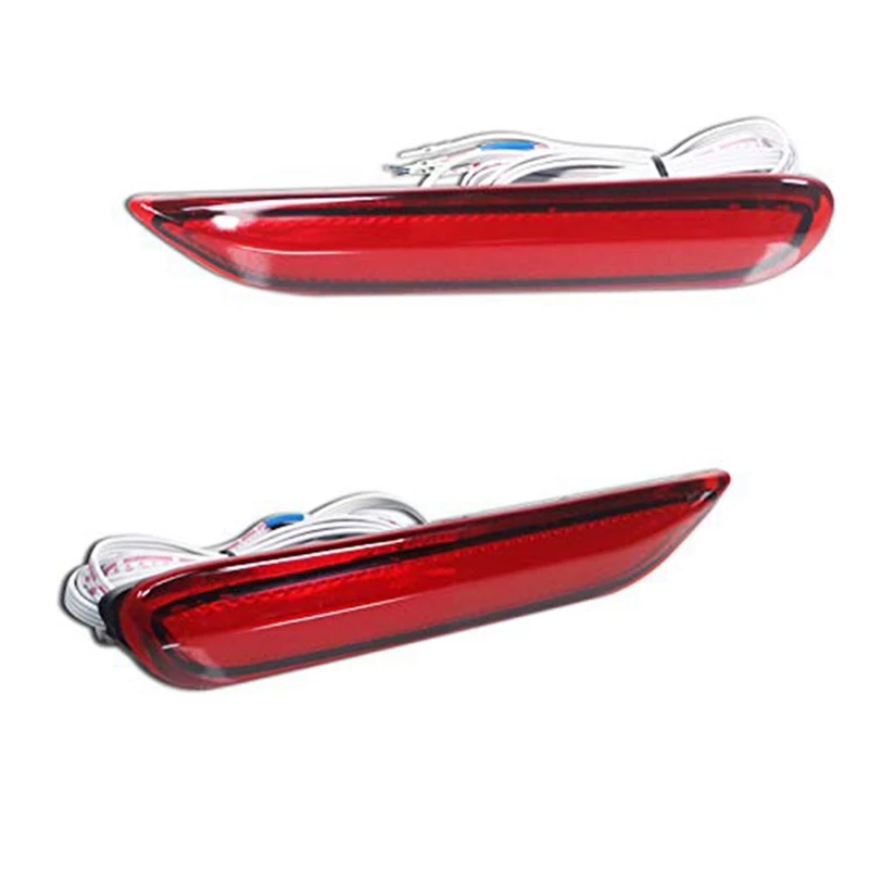 Car LED Bumper Reflector Marker Lights For Infiniti Q50 QX30 QX60 QX56 Nissan LED Brake Lights W/Sequential Turn Signal