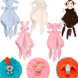 1pc Baby Cotton Muslin Comfortable Blanket Cute Cat Doll For Infant Kids Sleep Appease Towel Children dog Saliva Scarf