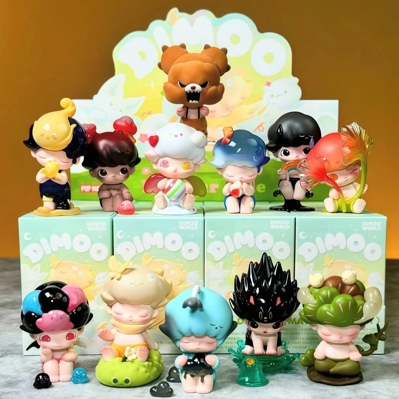 

Dimoo Handheld Blind Box Cute Trendy Toys Fun Desktop Ornaments By Your Side Gift For Girls Collection Surprise Children Gifts