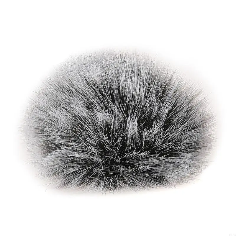 P9FA 1PC Universal Lavalier Microphone Furry Furry Windscreen Fur Windshield Wind Muff