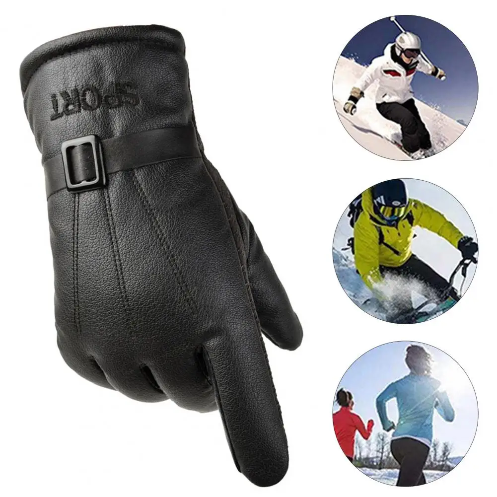 

Bicycle Gloves Full Finger Anti-fade Windproof Men Winter Sports Cycling Gloves Comfortable Riding Gloves for Outdoor