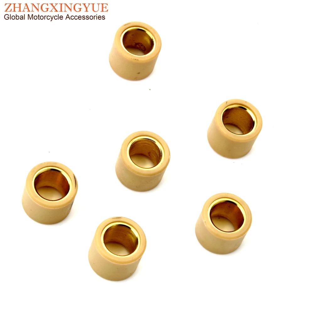 6PC Variator Roller 13g Weights 21x17mm For Vespa Granturismo 125 200 Gts Gtv 250cc 300cc 849480