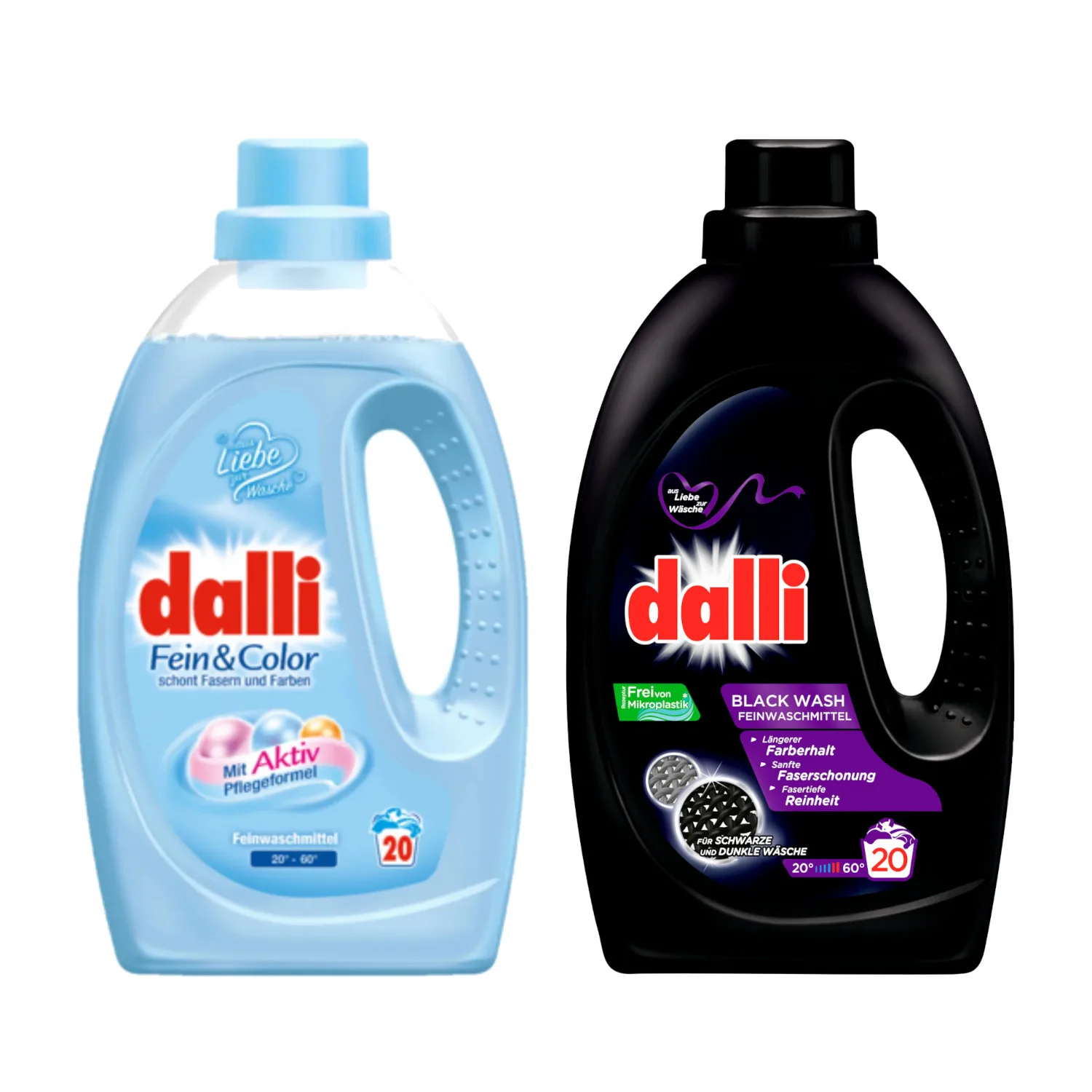 DALLI washing gel color + Black 2x1.1 L