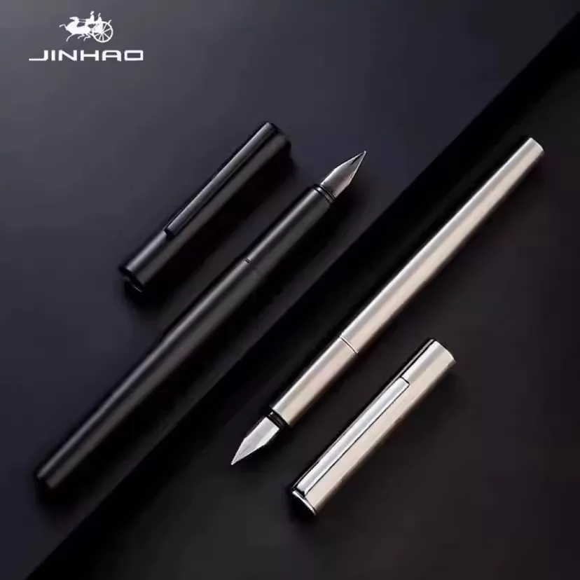Jinhao 35 Full Metal Fountain Pen Luxury EF/F Nib Stainless Steel Calligraphy Writing Pen Office School Stationery Supplies