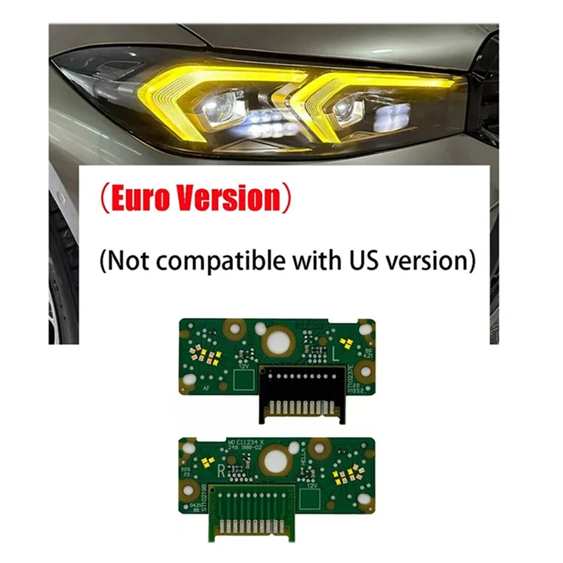 

Angel Eyes DRL LED Chip Board For BMW G20 G21 LCI 320Ix 330Ix 2023 2024 European Version Yellow 63115A57073,63115A57074