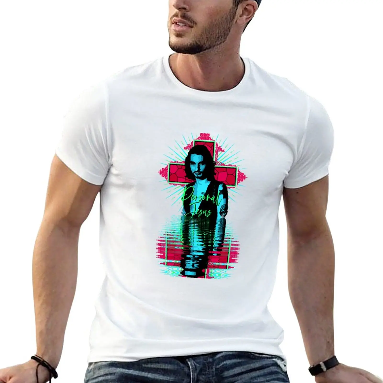 

New Personal Jesus NeonX Classic T-Shirt cute clothes funny t shirts oversized t shirts mens t shirt graphic
