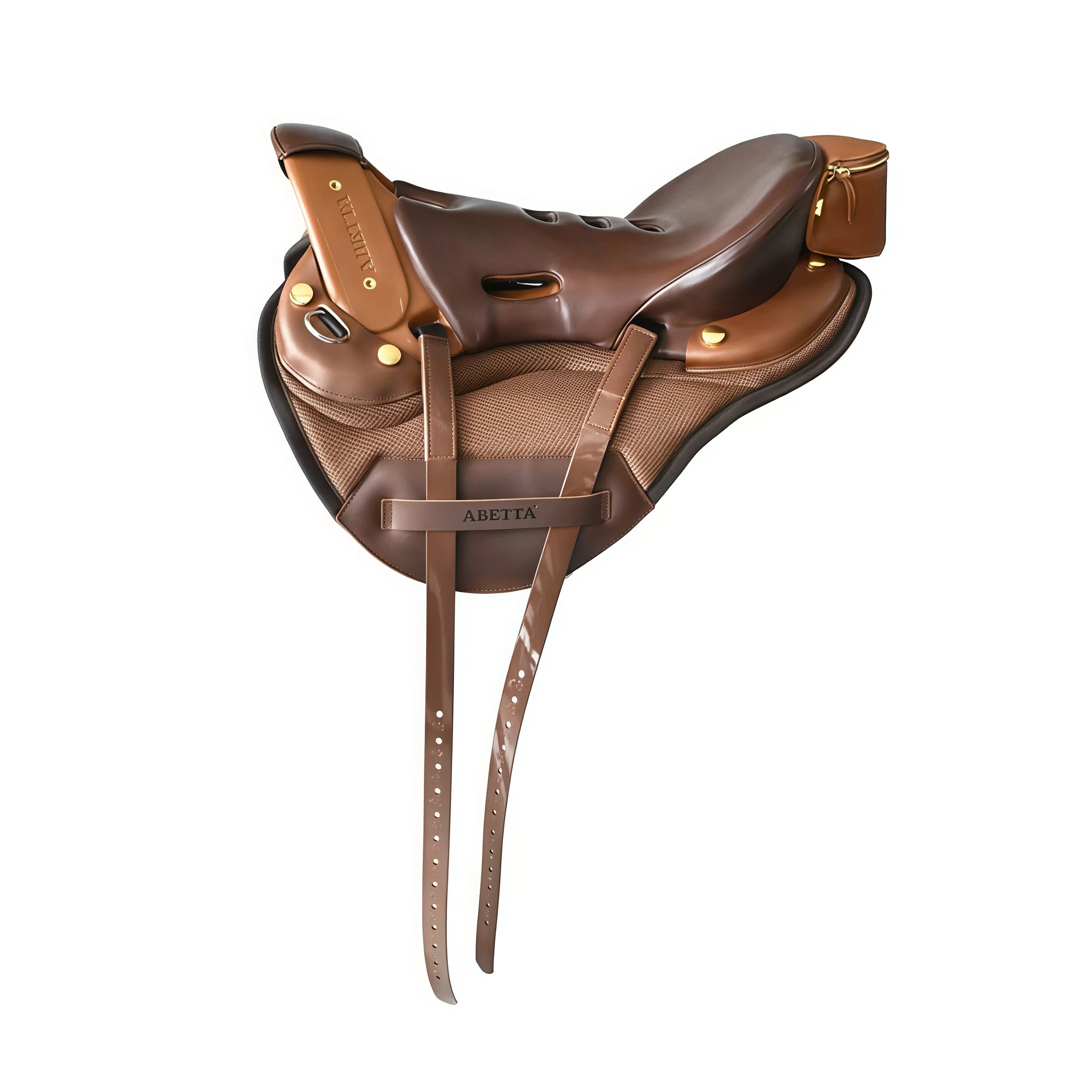 Western Horse Saddle 3.1kg Lightweight Synthetic Trail Riding Barrel Roping Rodeo Equestrian Tack for Adult