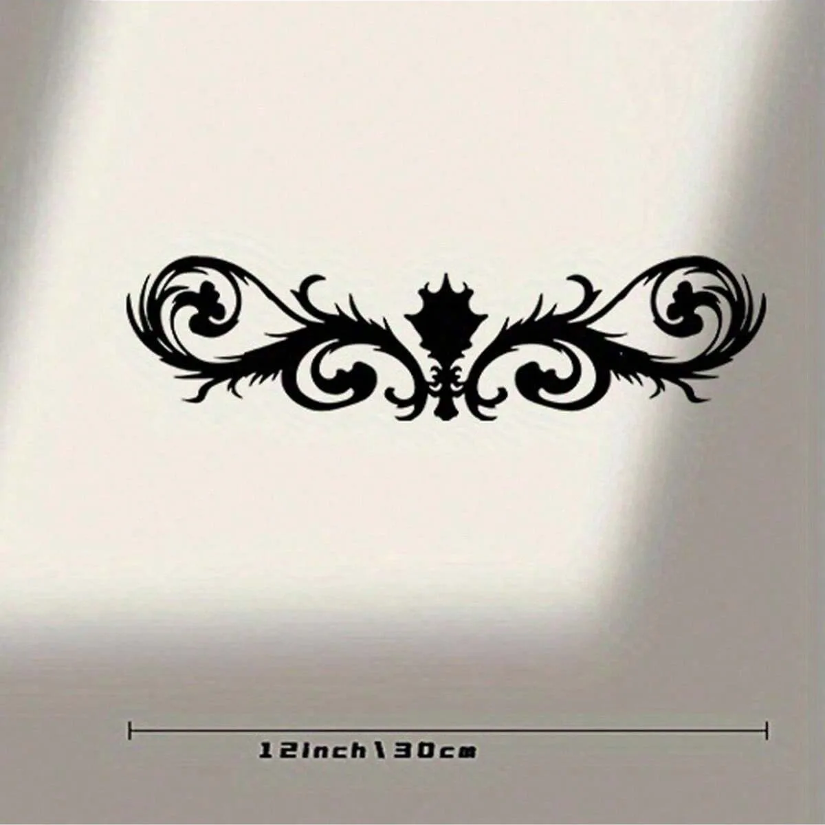 Metal Wall Decor, Traditional Metal Scroll Wall Art Decor, Rustic Iron Wall Medallion Black Metal Scroll Iron Wall Plaque