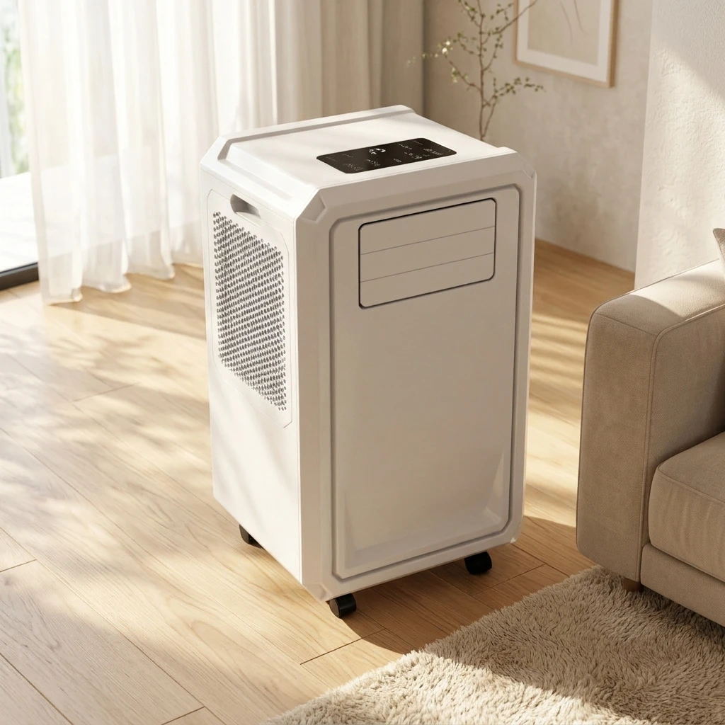 Energy Saving Compact Single Cool Portable Air Conditioner with Remote & Exhaust Hose