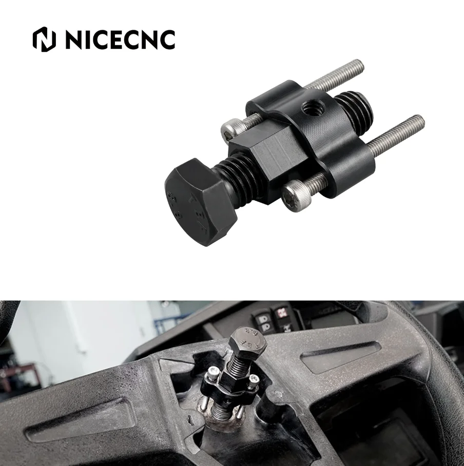 

NICECNC UTV Steering Wheel Puller Repair Tool Removal For Polaris RZR XP 1000 900 64 XP4 TURBO S GENERAL XP 4 XP4 900 1000 EPS