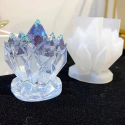 1pcCrystal Cluster Decorative Silicone Mold Candle Pendulum Jewelry Silicone Molded Silicone Mold,Candle mould,Resin Mold,Epoxy