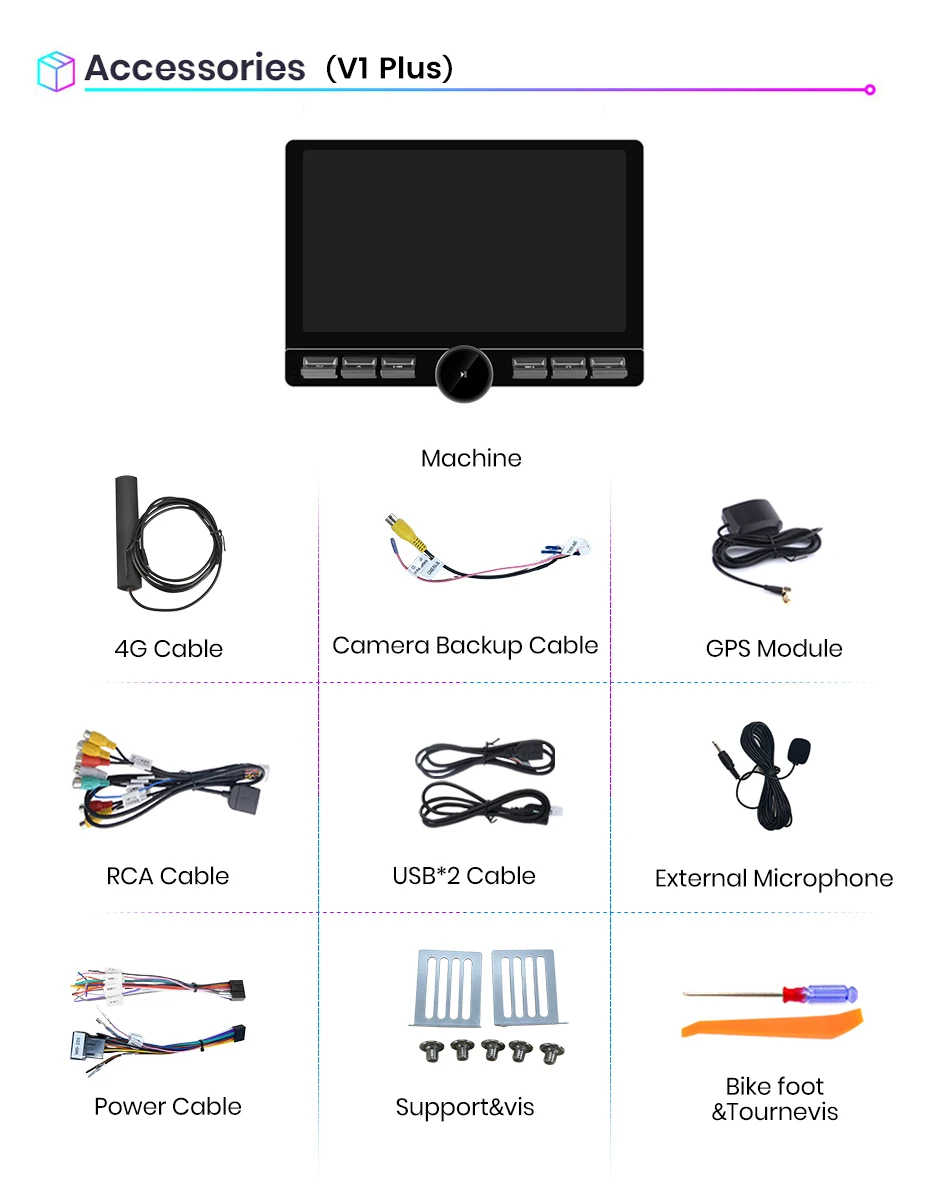 Junsun 10 Zoll drehbarer IPS-Touchscreen 1 Din Universal Wireless für Apple Carplay Android Auto Autoradio Androidauto Stereo Multimedia-Videoplayer Smart Intelligent Systems GPS-Navigation Head Unit Autoradio WIFI BT 4G WIFI FM AM DSP RDS SWC – Detail 24