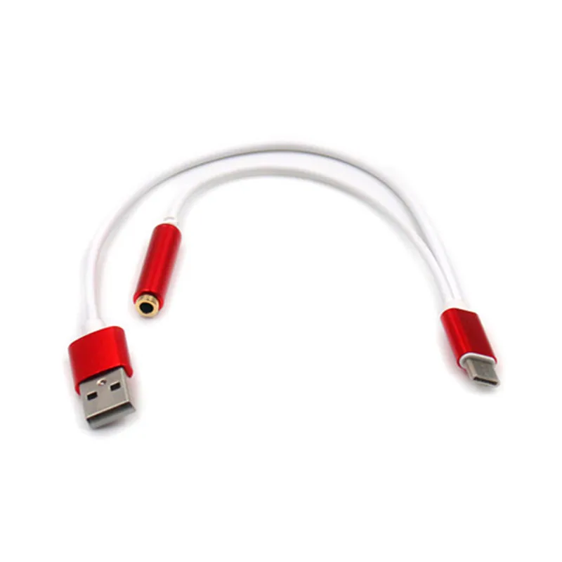 

Адаптер 2-в-1: USB-C на 3,5 мм аудиоинтерфейс и USB 2.0 для наушников, зарядный кабель-коннектор для мобильных телефонов