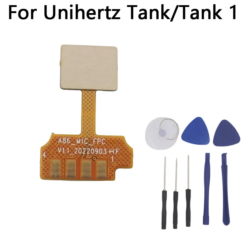 New Original Unihertz Tank Tank 1 Microphone Mic Module Cable flex FPC  Repair Accessories For Unihertz Tank 8849 Smart Phone