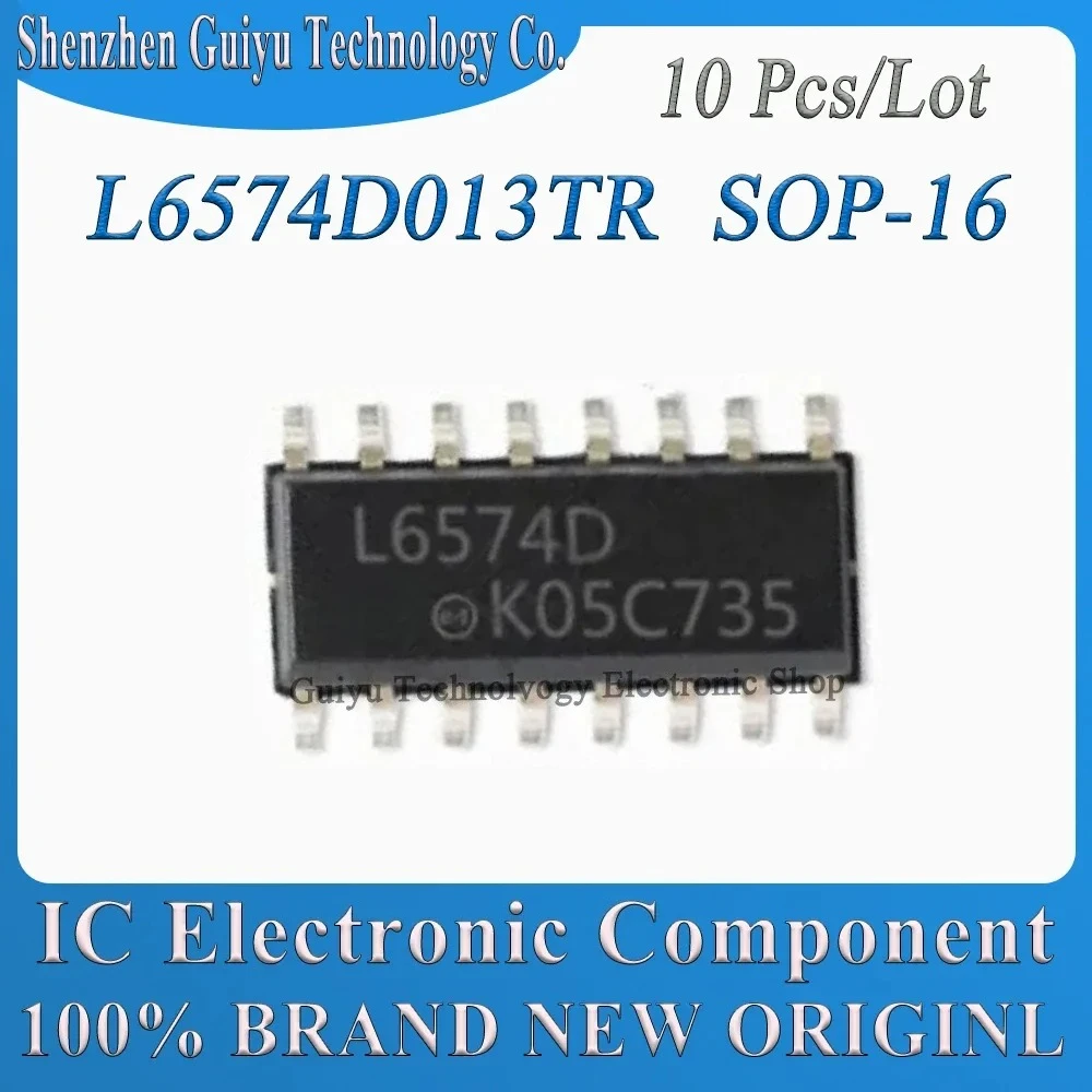 

10 Pcs/Lot L6574D013TR L6574D013T L6574D013 L6574D L6574 SOP-16 IC Chip