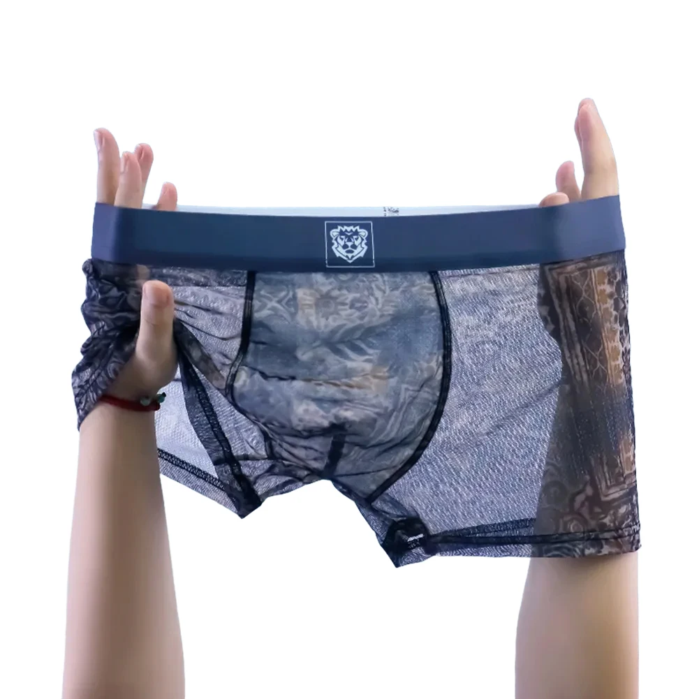 

Stylish Breathable Men's Underpants Boxer Breathable Underwear 90 Polyester Fabric Applicable For Male Brand New Condition