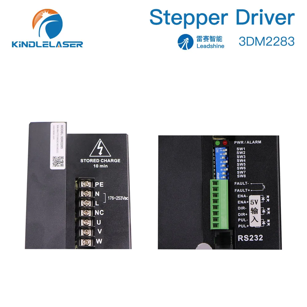 Imagem -04 - Kindlelaser-leadshine Stepper Driver Match Motor 86 110 130 Fases Tensão de Entrada ac 180240v 3.111.7a