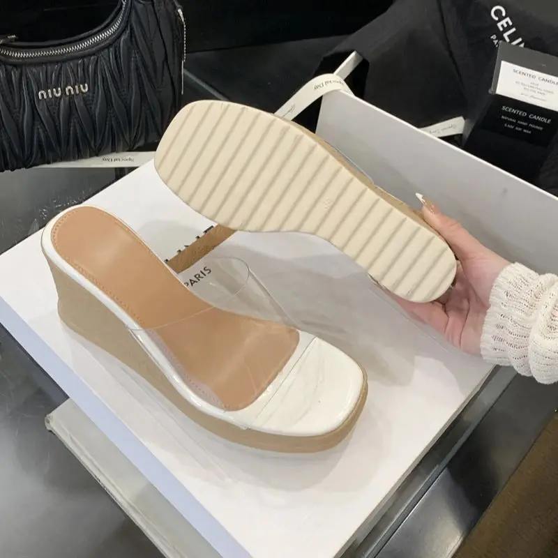 9Cm Wedge Sandals W…