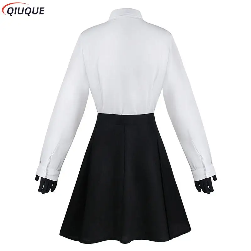 Yosano Akiko Cosplay Costume with Hairpins Cosplay Wig Anime BSD Women Uniforms Skirt Dress Comic Con Party Role Play Outfit