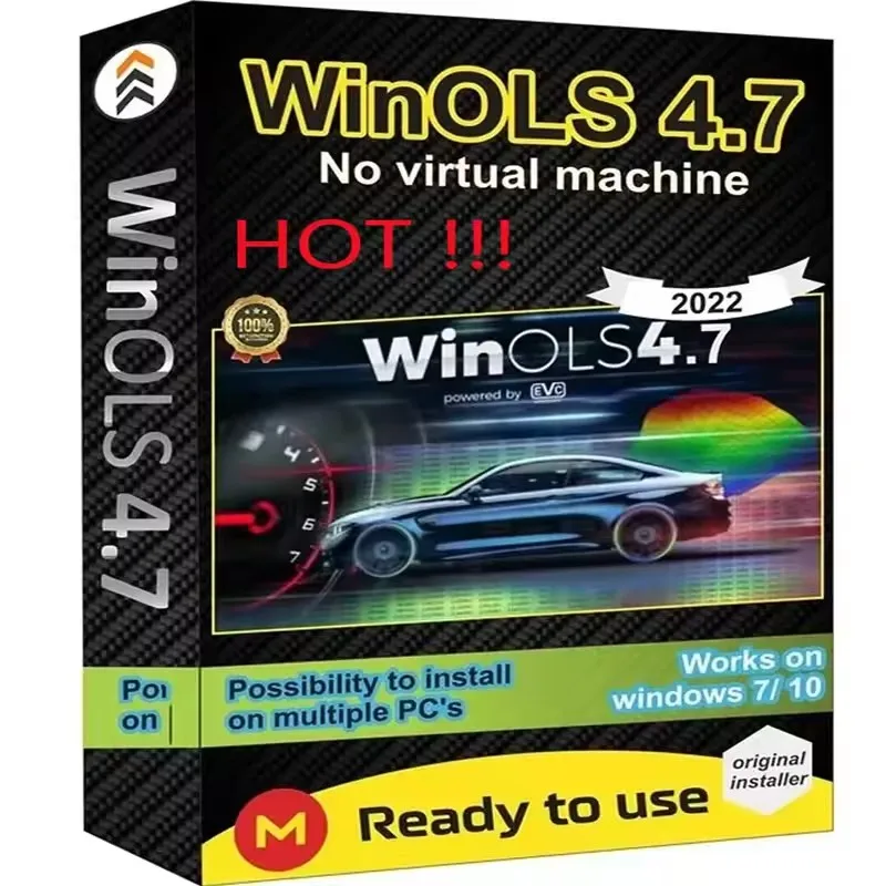 أداة Winols 4.7 المنشط الكامل لنظام التشغيل Windows 7 10 11 لا حاجة إلى Vmware متعدد اللغات + 2021 Damos + ECM TITANIUM + أداة خدمة IMMO